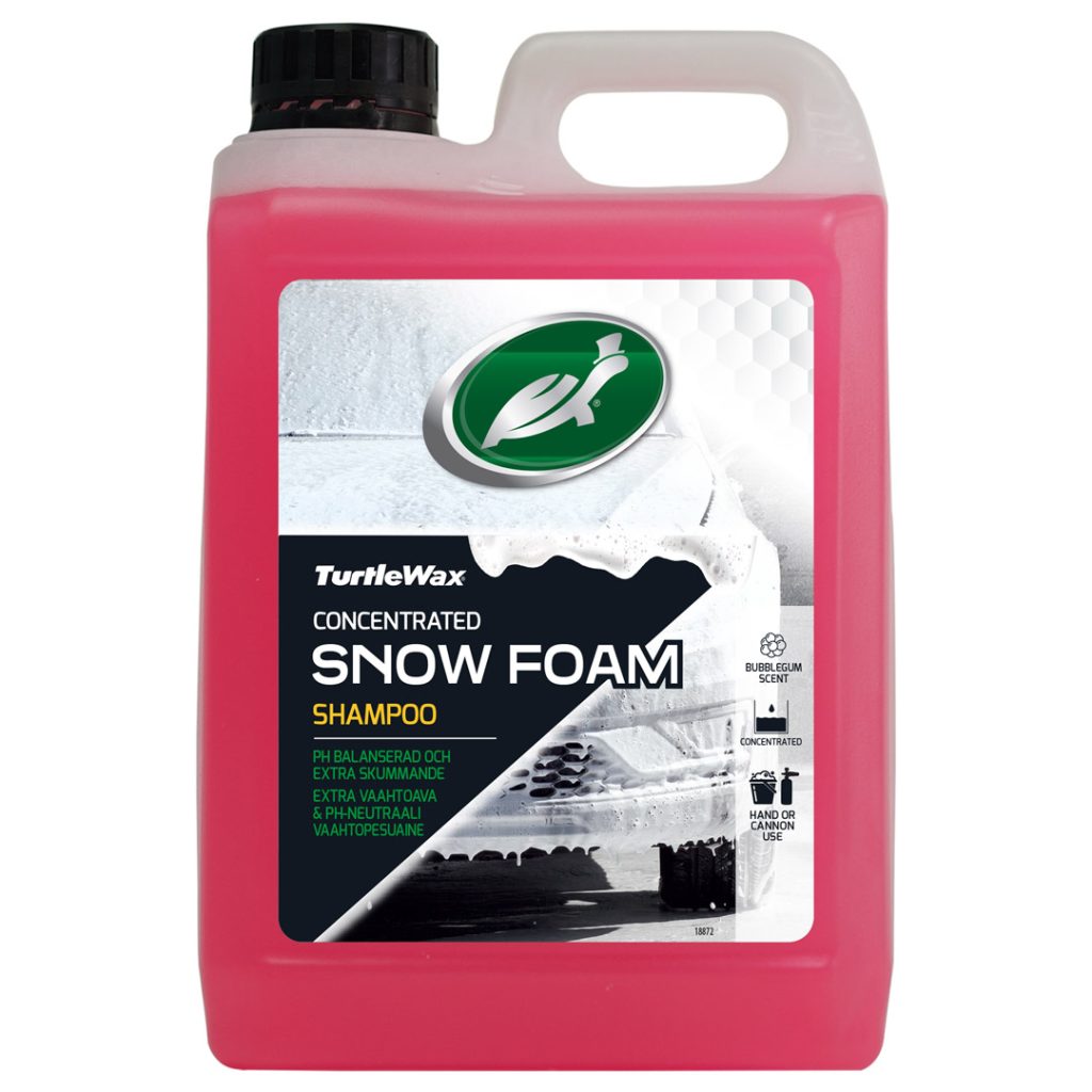 Turtle wax snow foam shampoo