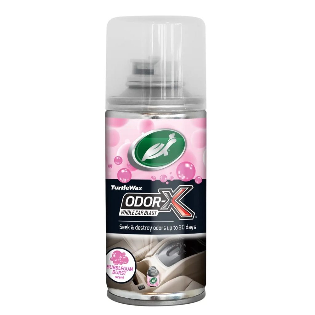 Turtle wax odor car blast bubble gum