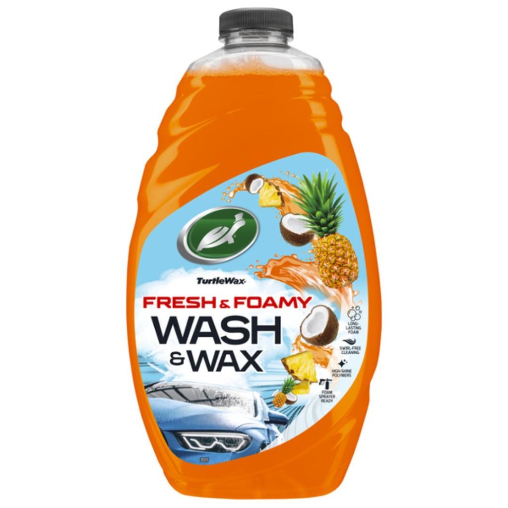 Turtle wax fresh and foamy shampoo orang