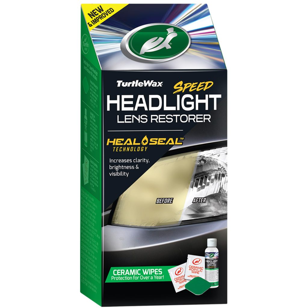 Turtle wax headlight lens restorer kit