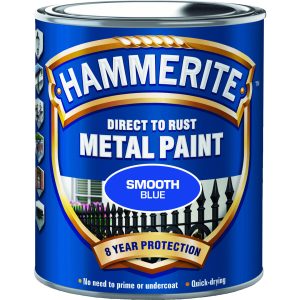 Hammerite glatt finish blå 250ml