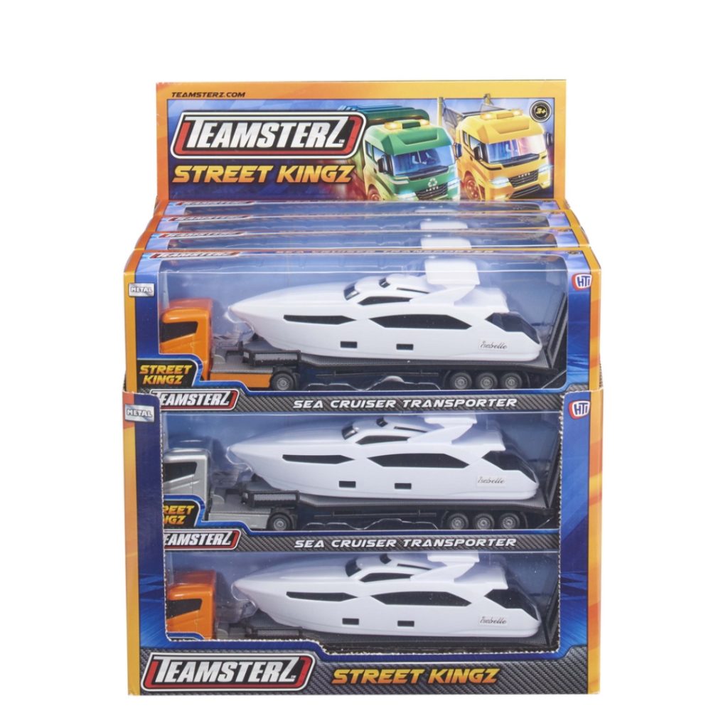 Teamsterz transporter m/båt 25cm