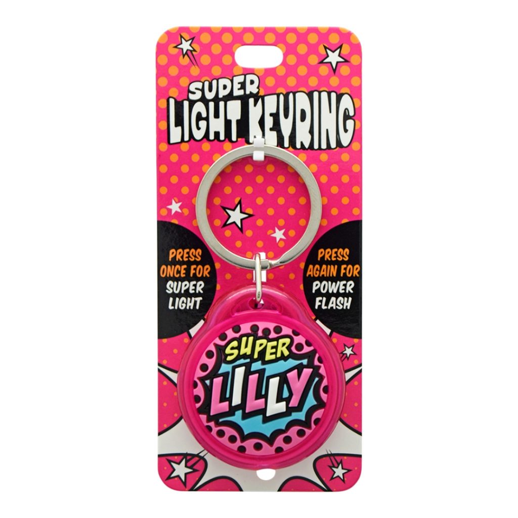 Super light keyring lilly (2)