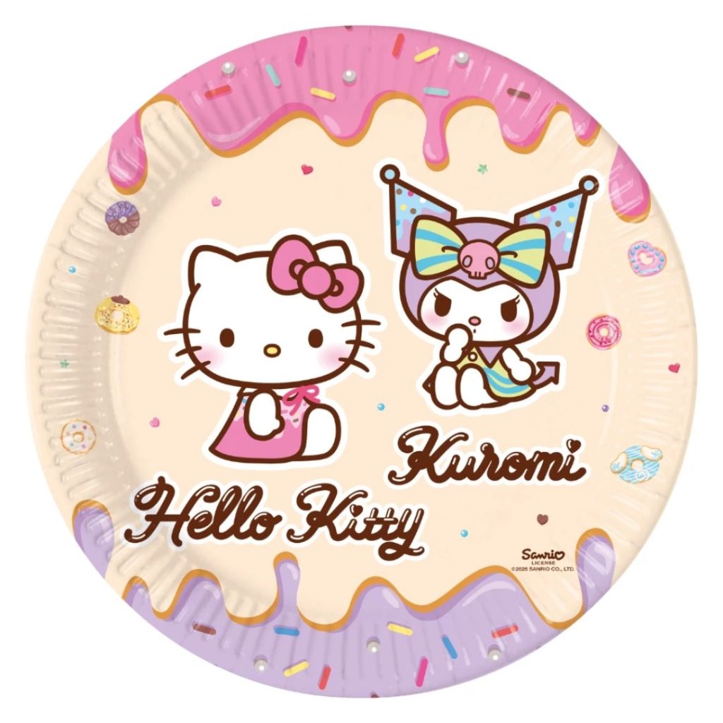 Hello kitty tallerken 8pk
