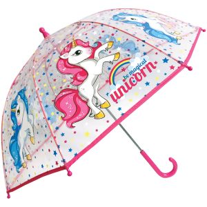 Paraply unicorn transparent
