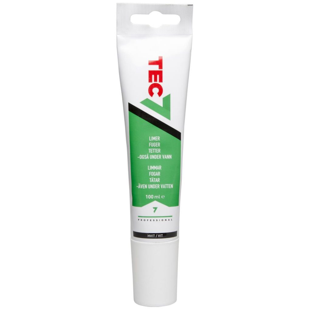Tec7 fugemasse hvit 100ml