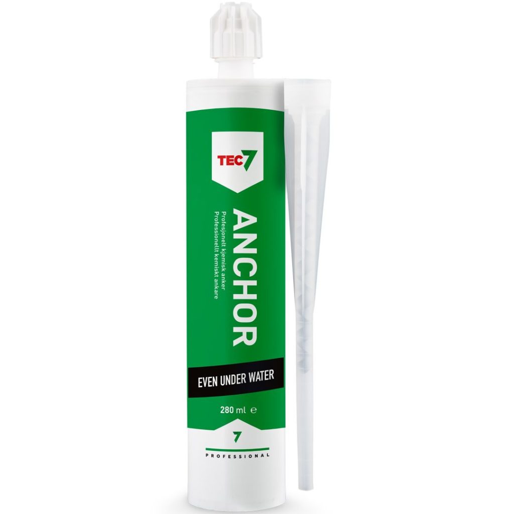 Tec7 kjemisk 2-komponent anker 280 ml
