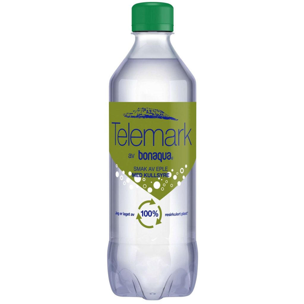 Bonaqua telemark med kullsyre eple