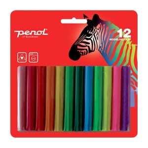 Penol modelleringsleire 12 farger pe