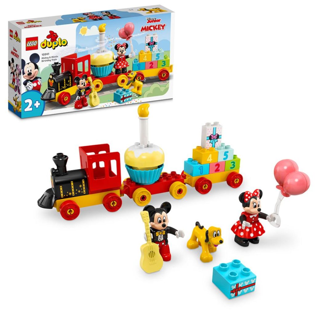 Lego duplo minni og mikkes bursdagstog