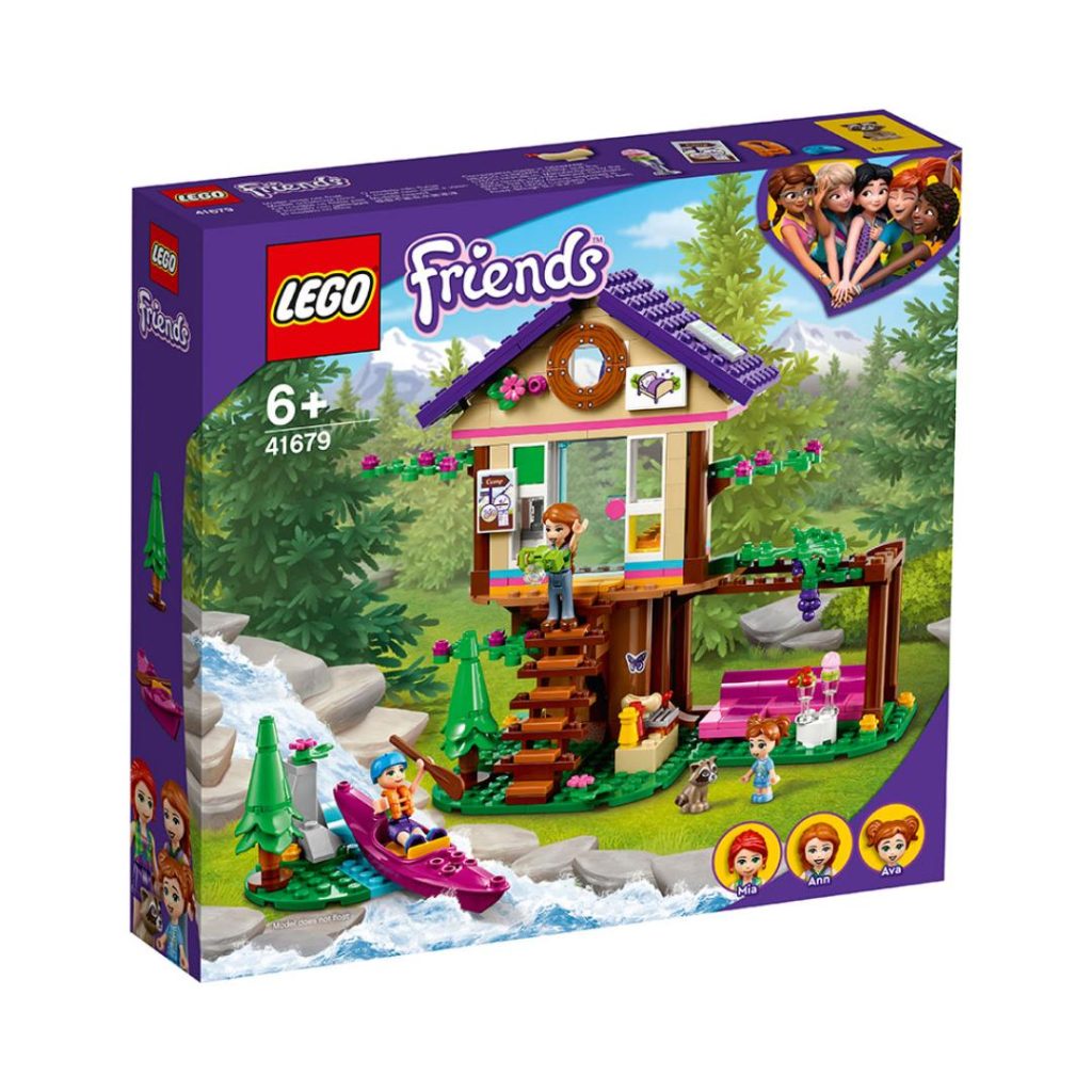 Lego hus i skogen