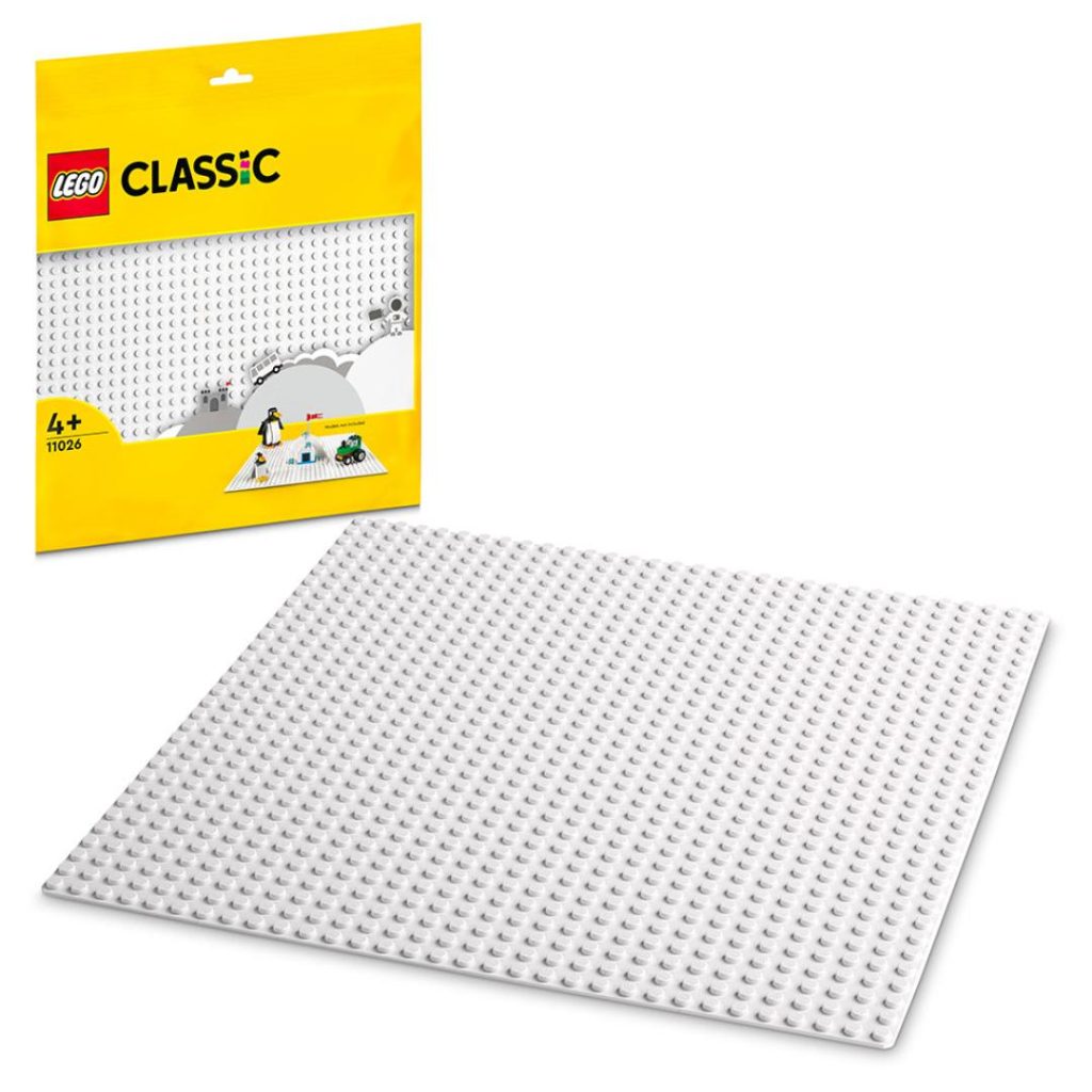 Lego hvit basisplate