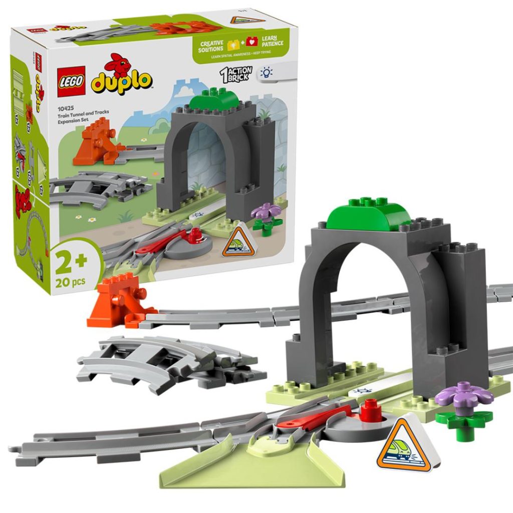 Lego utvidelsessett med togtunnel og ski