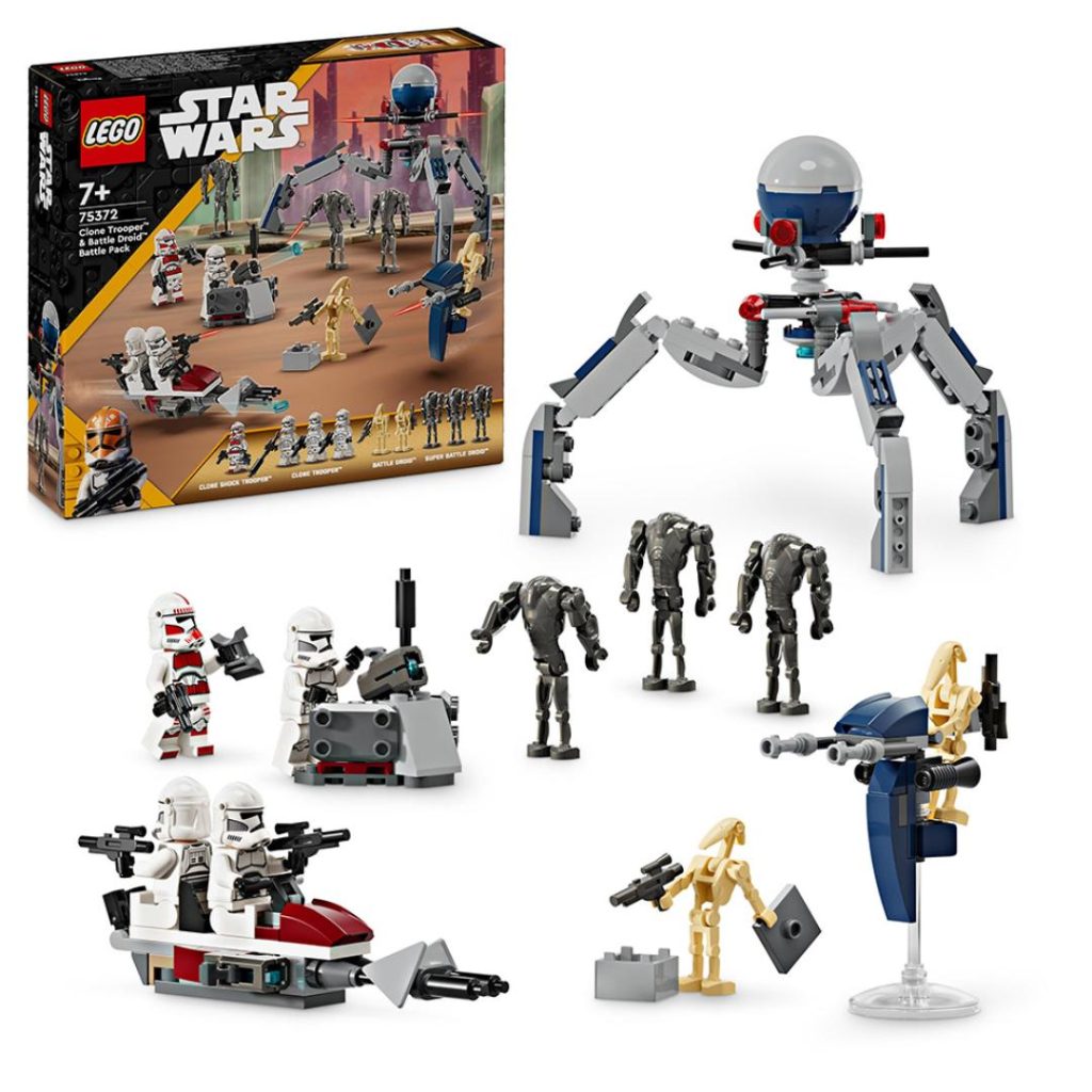 Lego stridspakke med klonesoldat og kamp