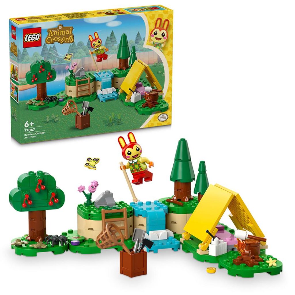 Lego bunnie på telttur