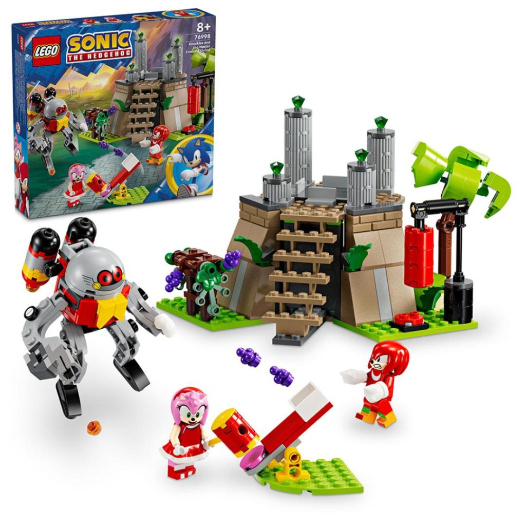 Lego knuckles og master emerald-helligdo