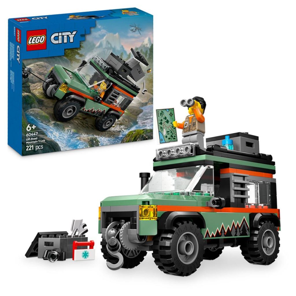 Lego firehjulsdrevet terrengbil