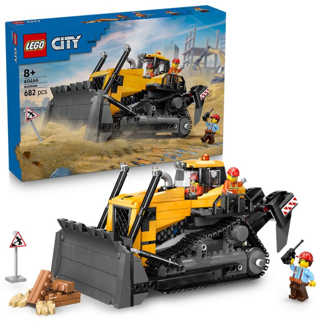 Lego gul bulldoser