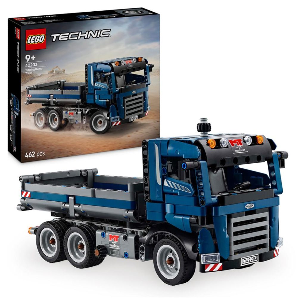 Lego lastebil med tipplan