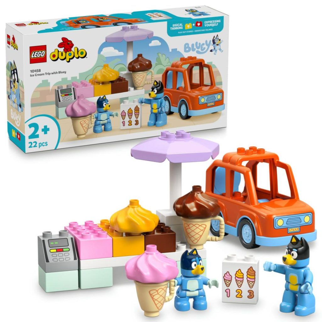 Lego på iskremtur med bluey