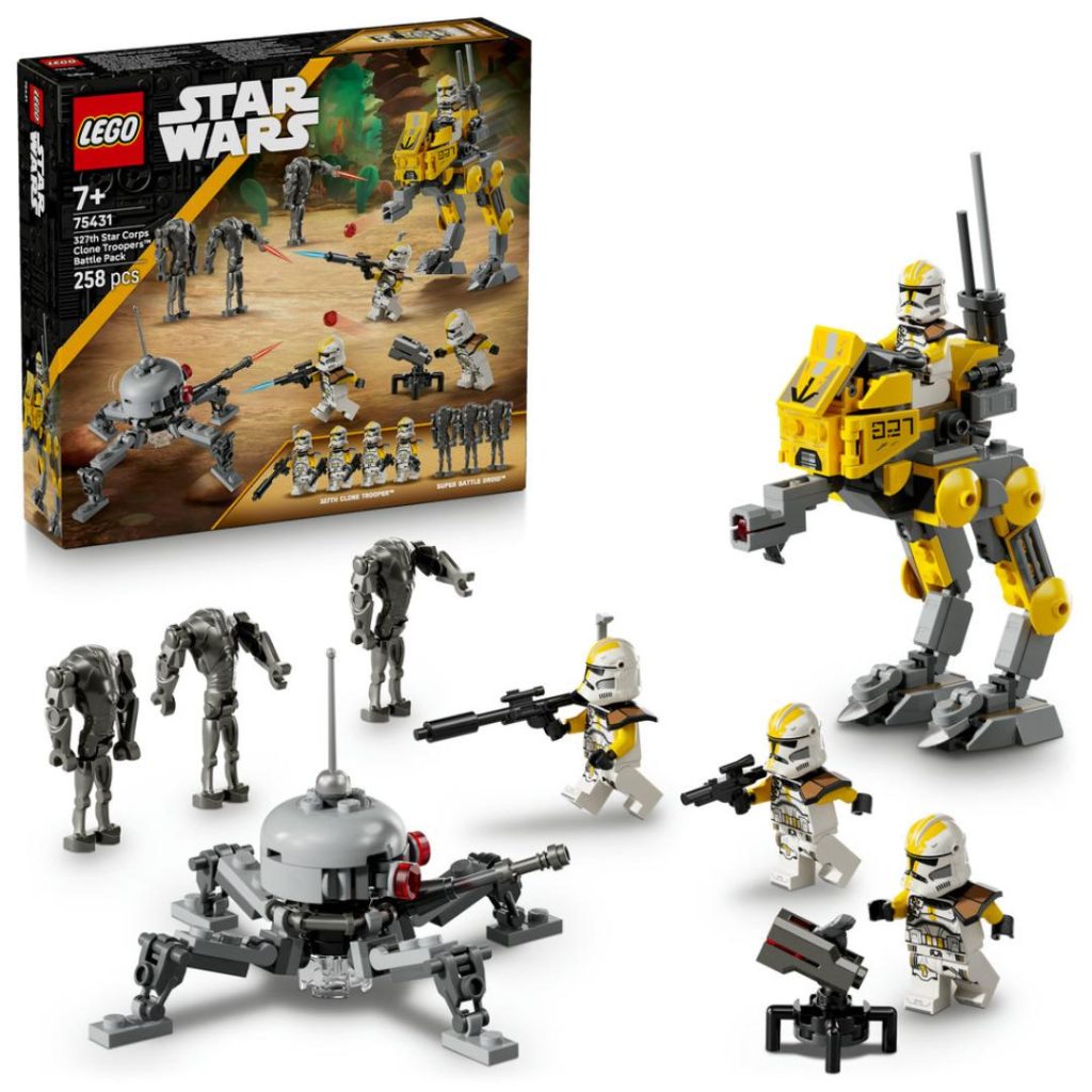 Lego stridspakke med klonesoldater fra 3