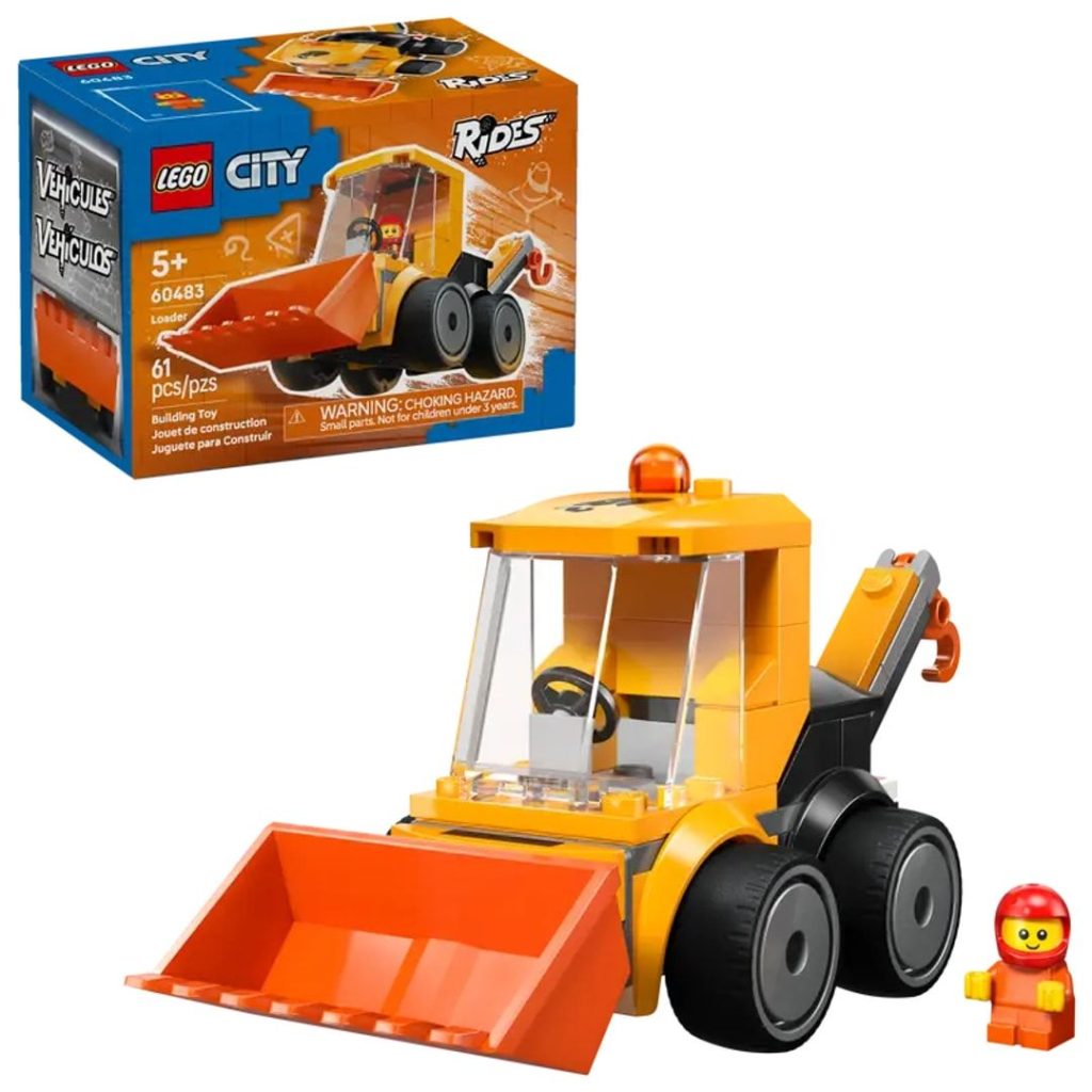 Lego kjøretøy hjullaster med kran