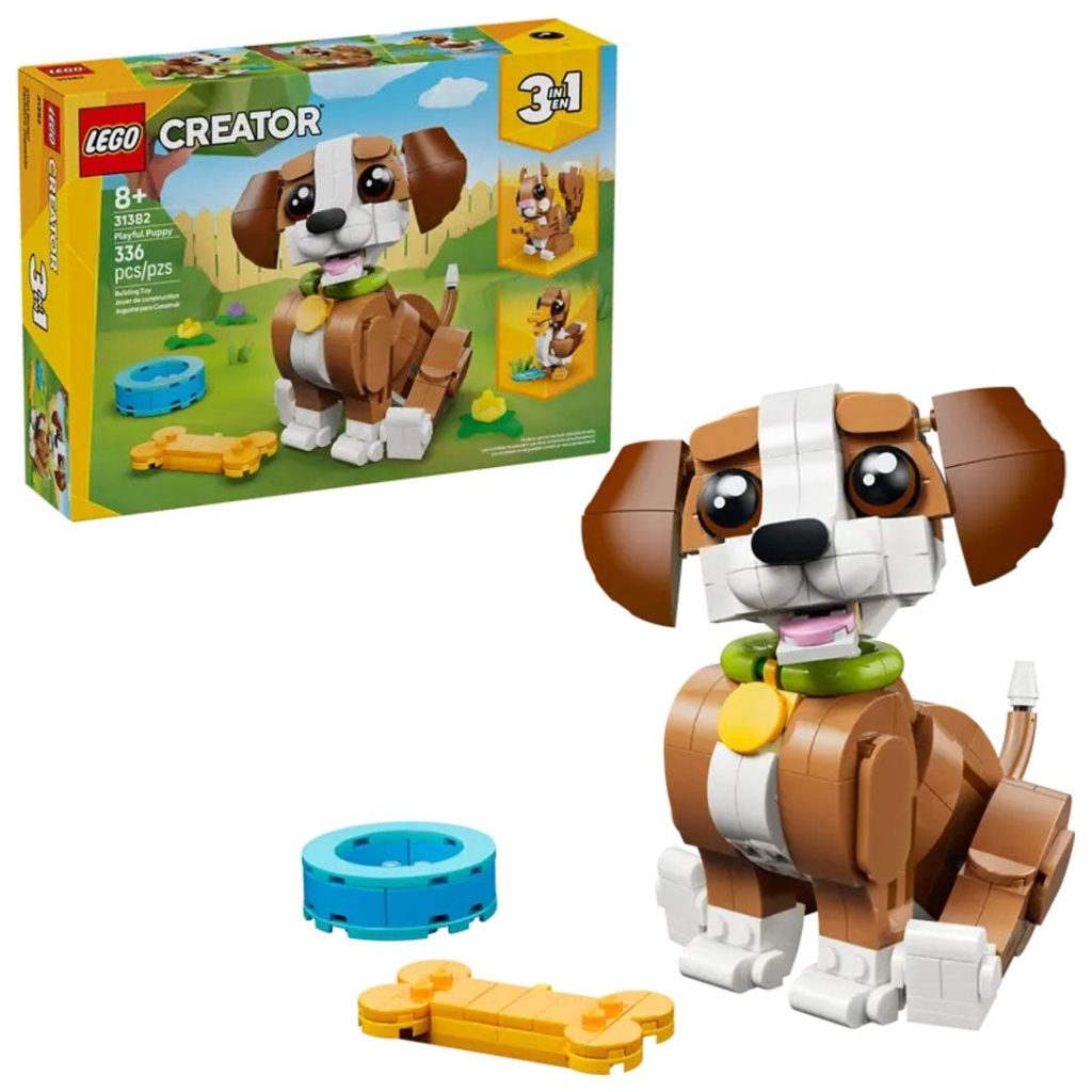 Lego søte dyr lekelysten valp