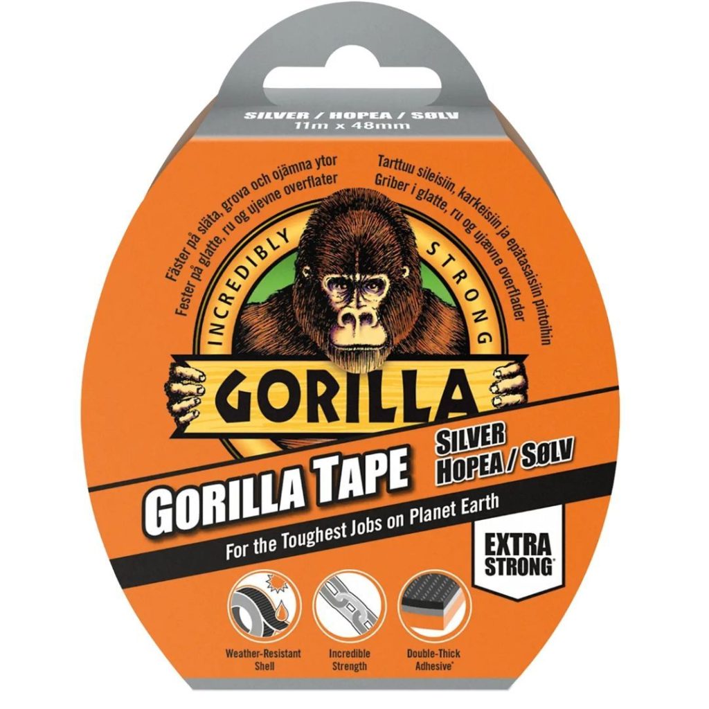 Gorilla tape silver  11 m