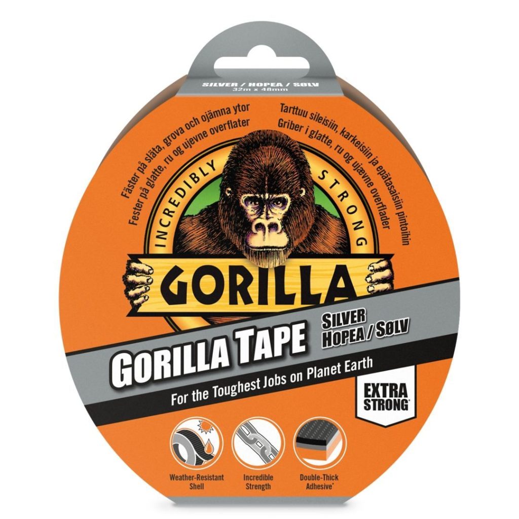 Gorilla tape silver  32 m