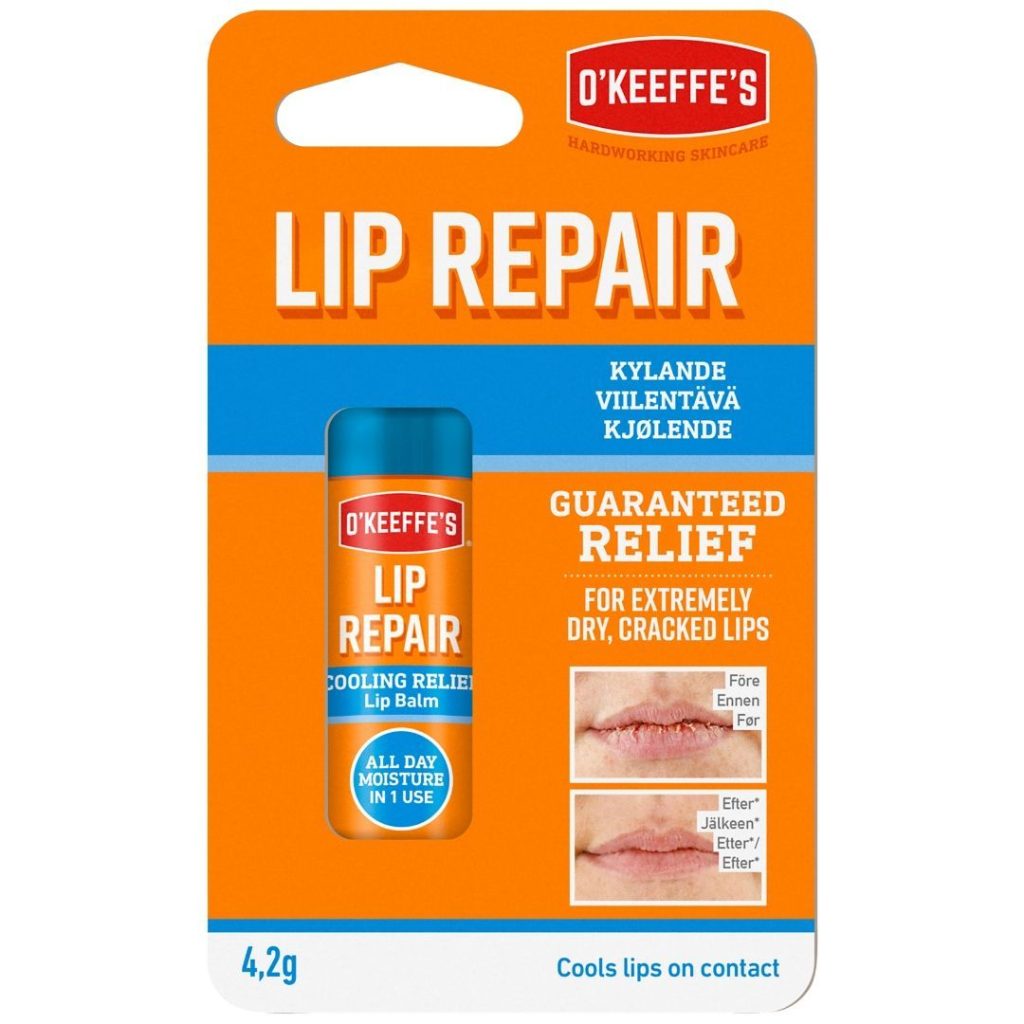 O'keeffe's lip repair cooling leppekrem