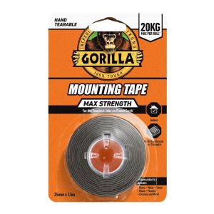 Gorilla monteringstape 25mmx1,5m