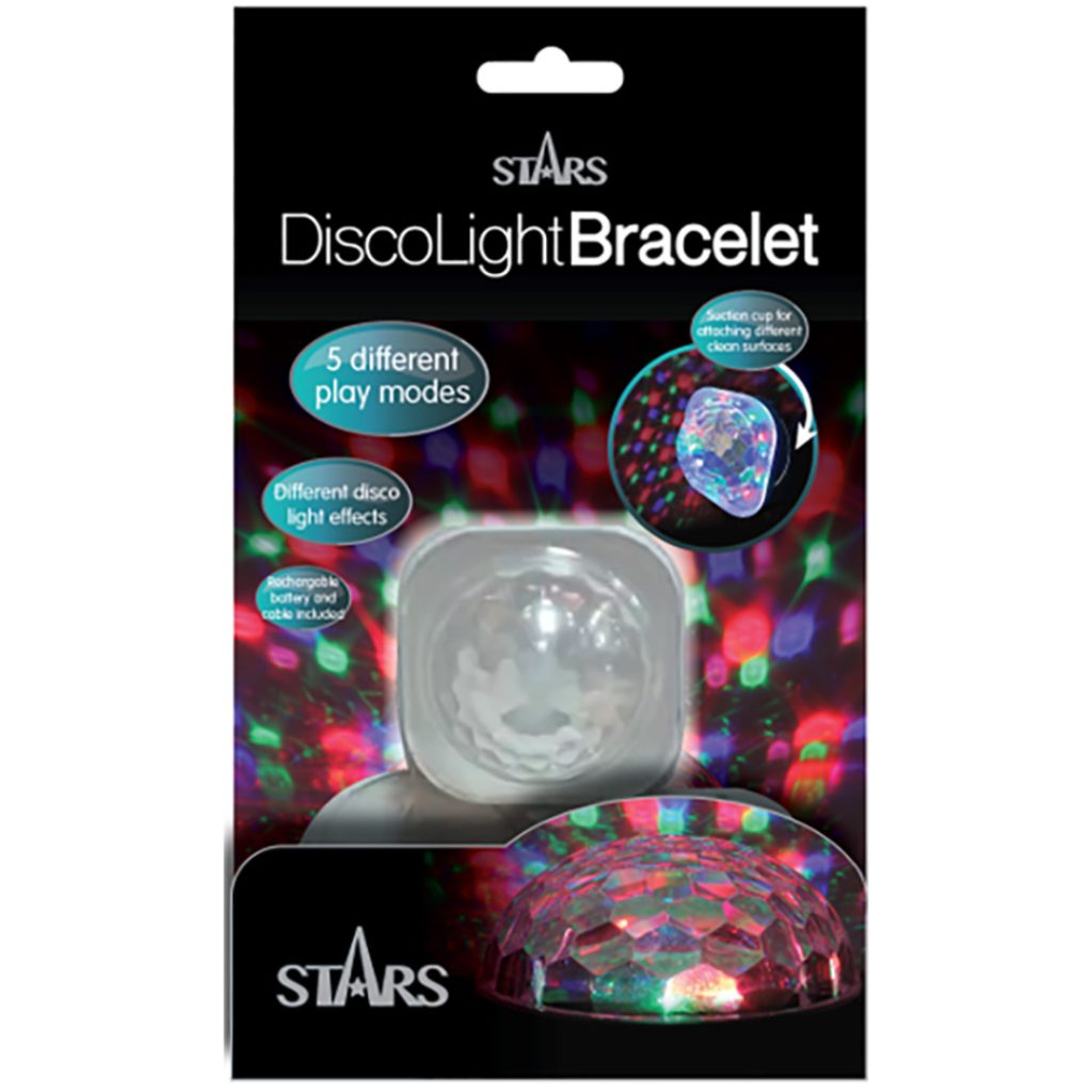 Stars disco light bracelet