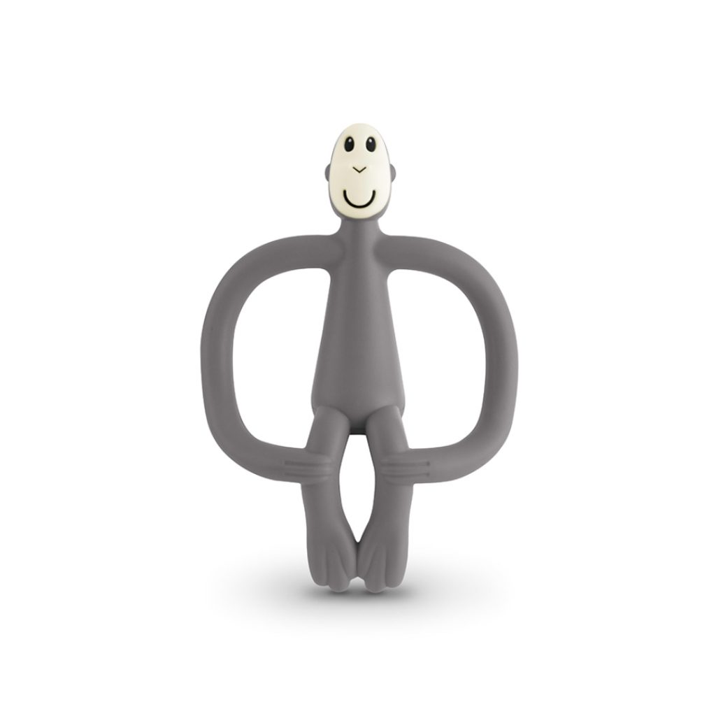 Matchstick monkey teething grey