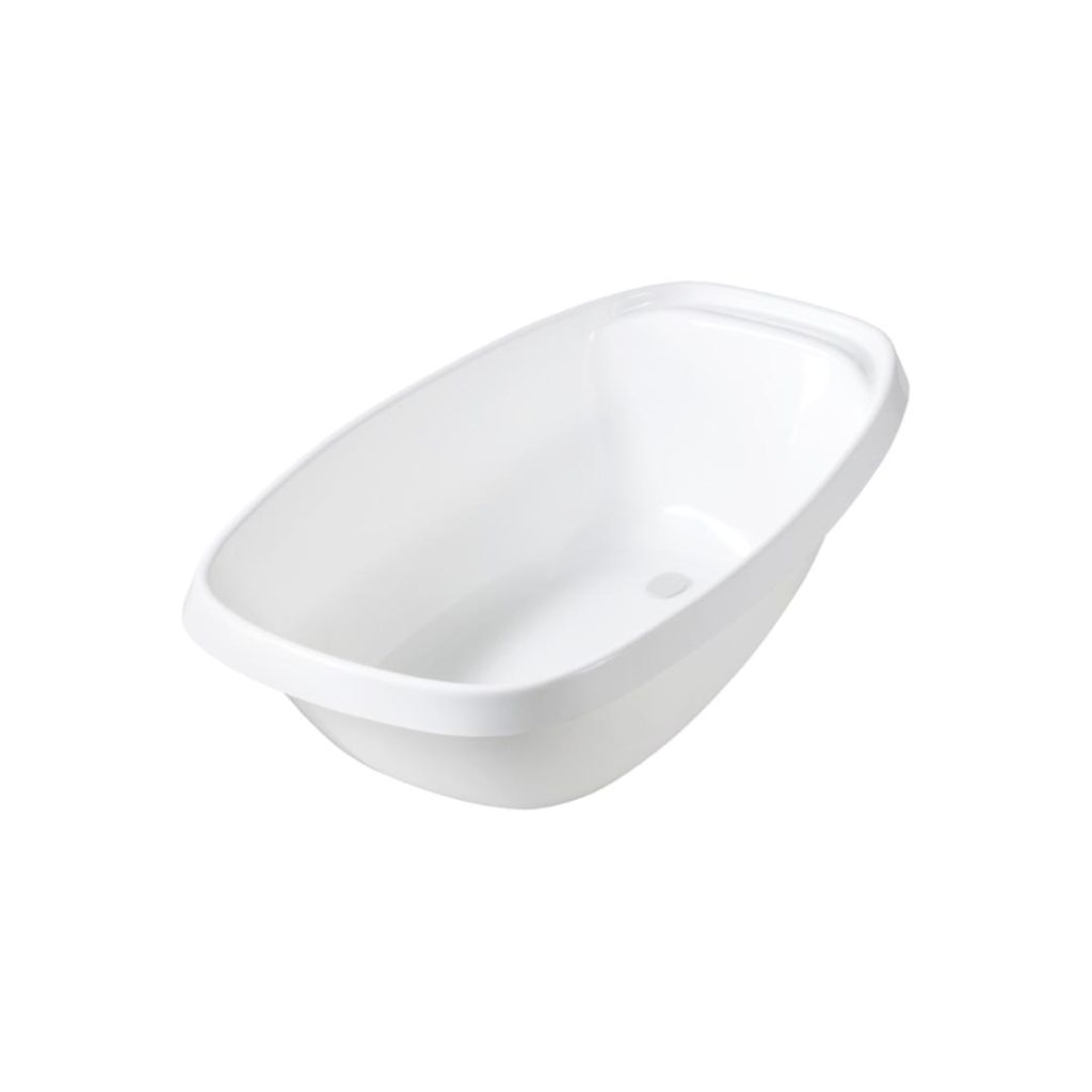 Badekar 50 l m plugg hvit 90x47x24 cm