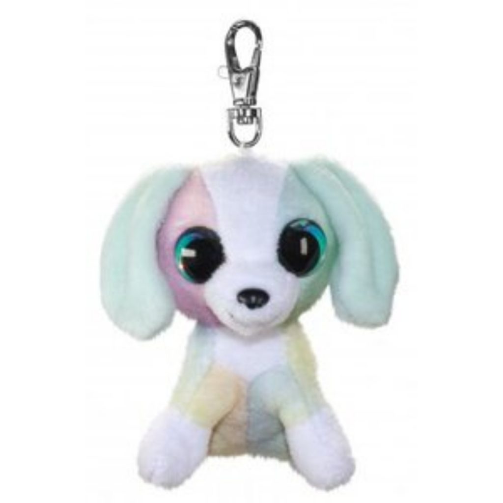 Lumo stars spotty hund mini nøkkelring