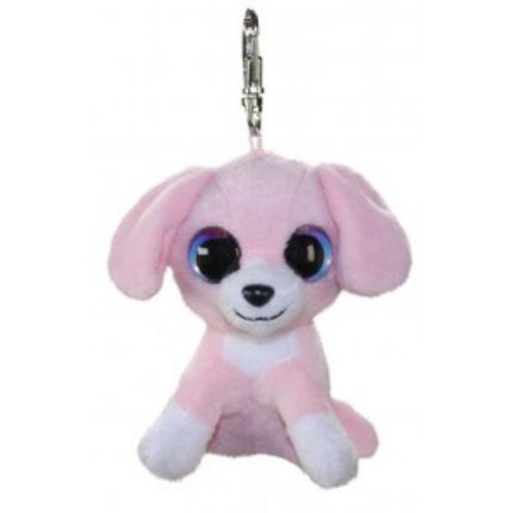 Lumo stars pinky hund mini nøkkelring