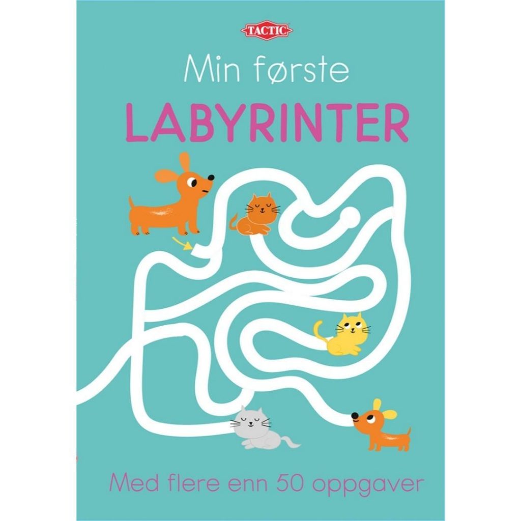 Aktivitetsbok min første labyrint