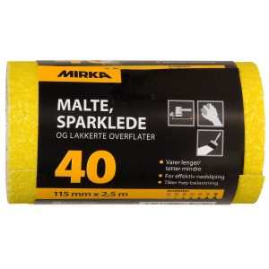 Mirka sliperull m/s/l 115mm x 2,5m k40