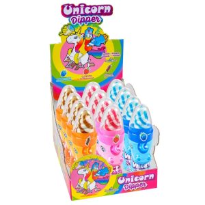Funny candy unicorn dipper 50g