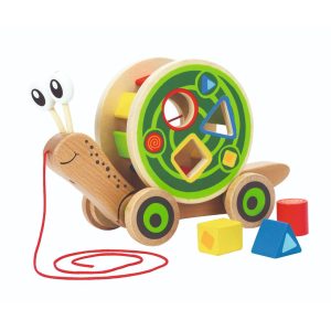 Hape walk-along- snail
