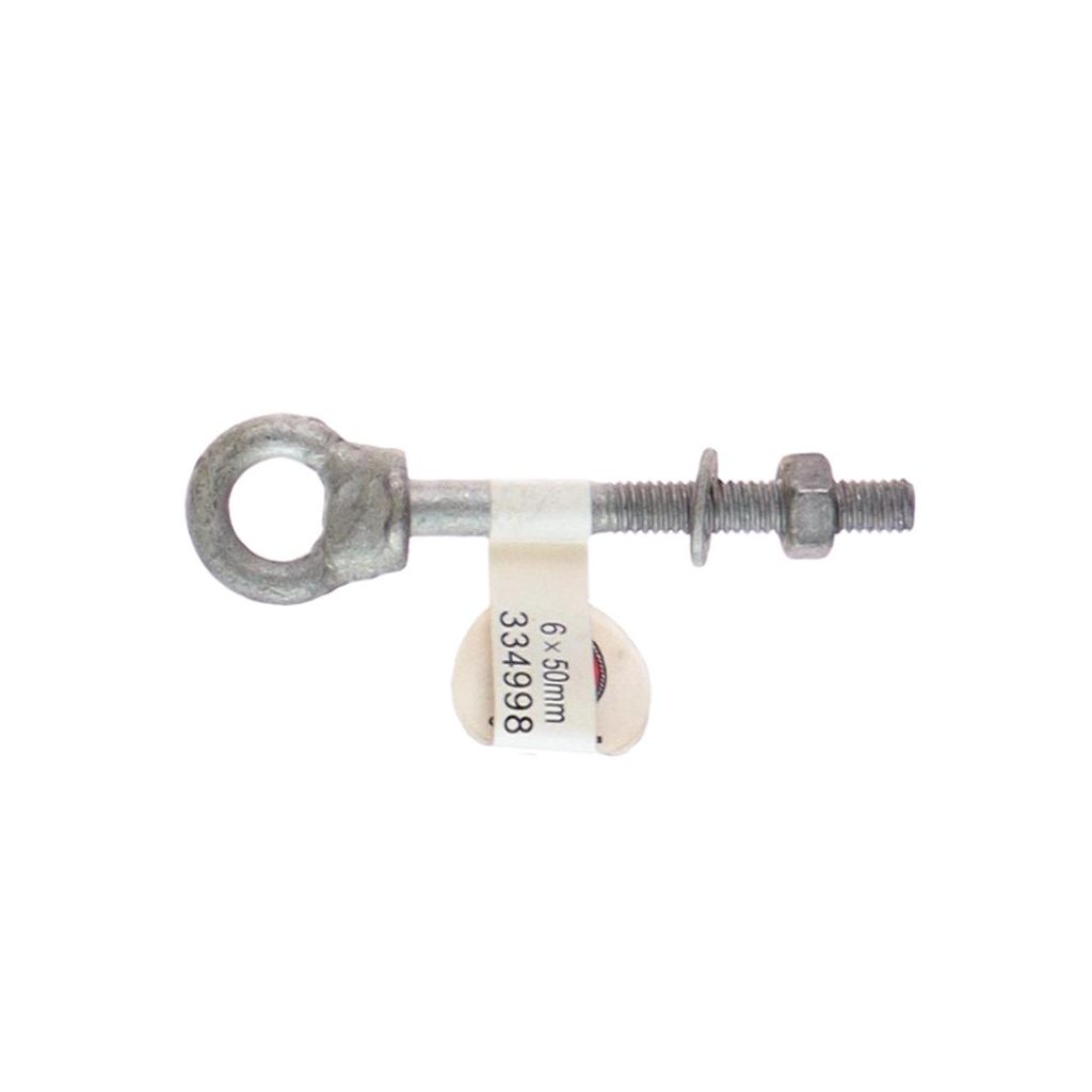 Øyebolt m/mutter fast 6x50mm