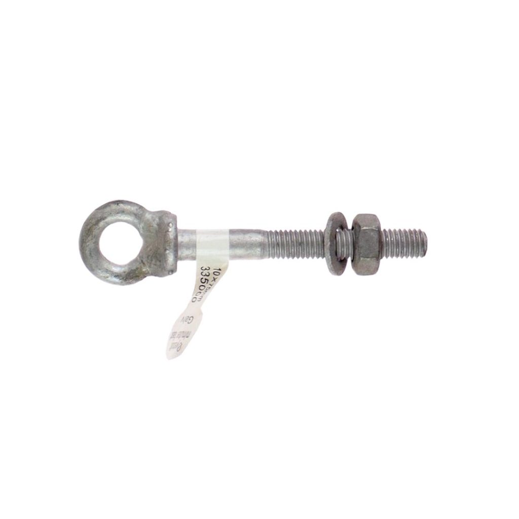 Øyebolt m/mutter fast 10x75mm