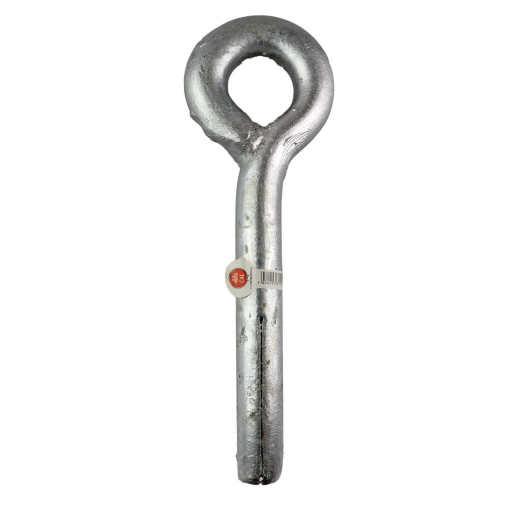 Øyebolt m/kile 25 mm/1'' x 275mm galv