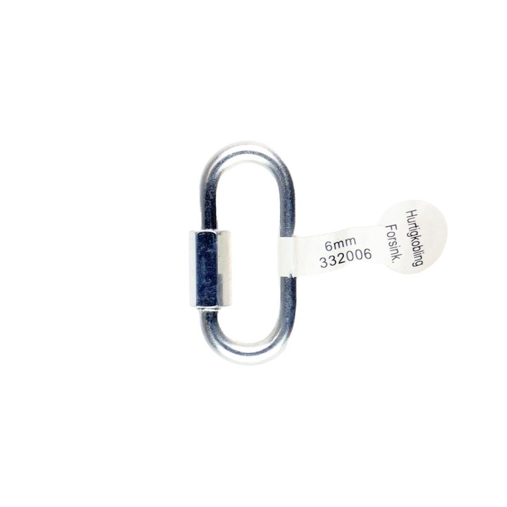 Hurtigkobling forsink.stål 6mm