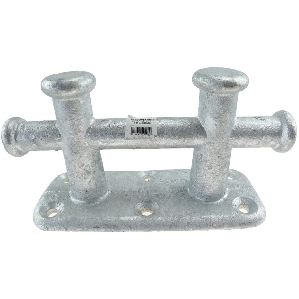 Bryggepuller dobbel 180x70mm varmgalv.