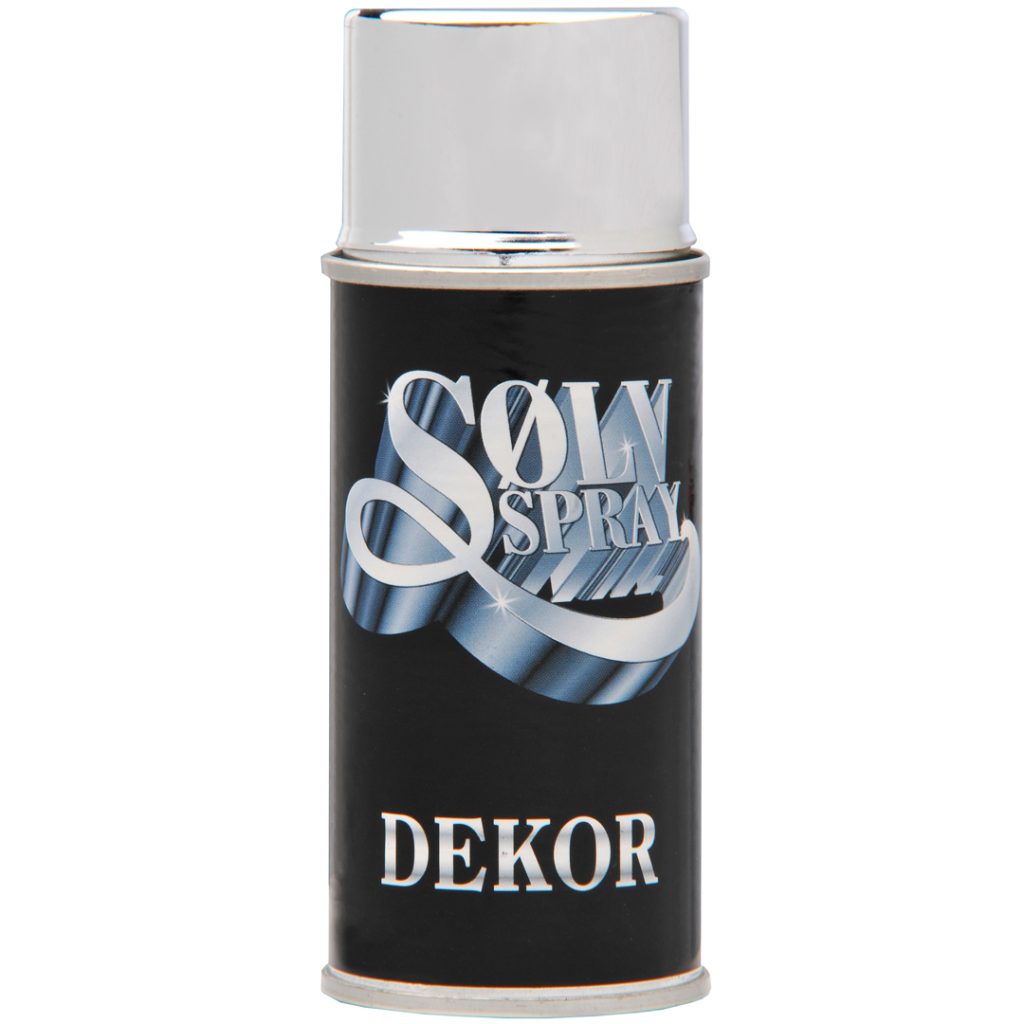 Dekor spray 6 oz sølv boks