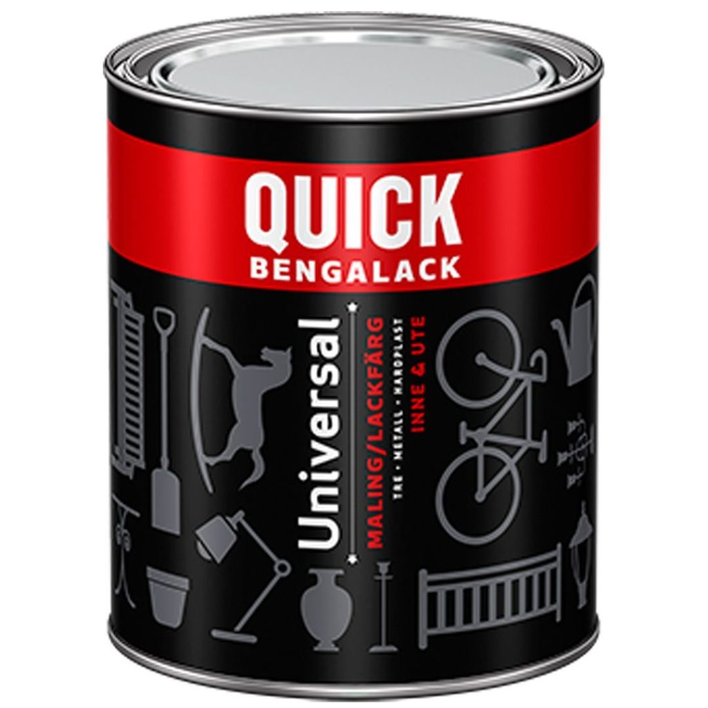 Quick universal nr001 hvit blank 0,75l  