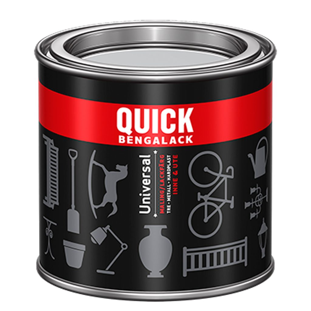 Quick universal nr153 sort silkematt 0,2