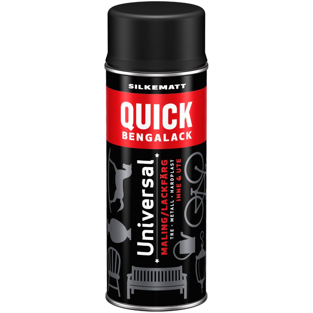 Quick spray nr153 sort silkematt  400ml 