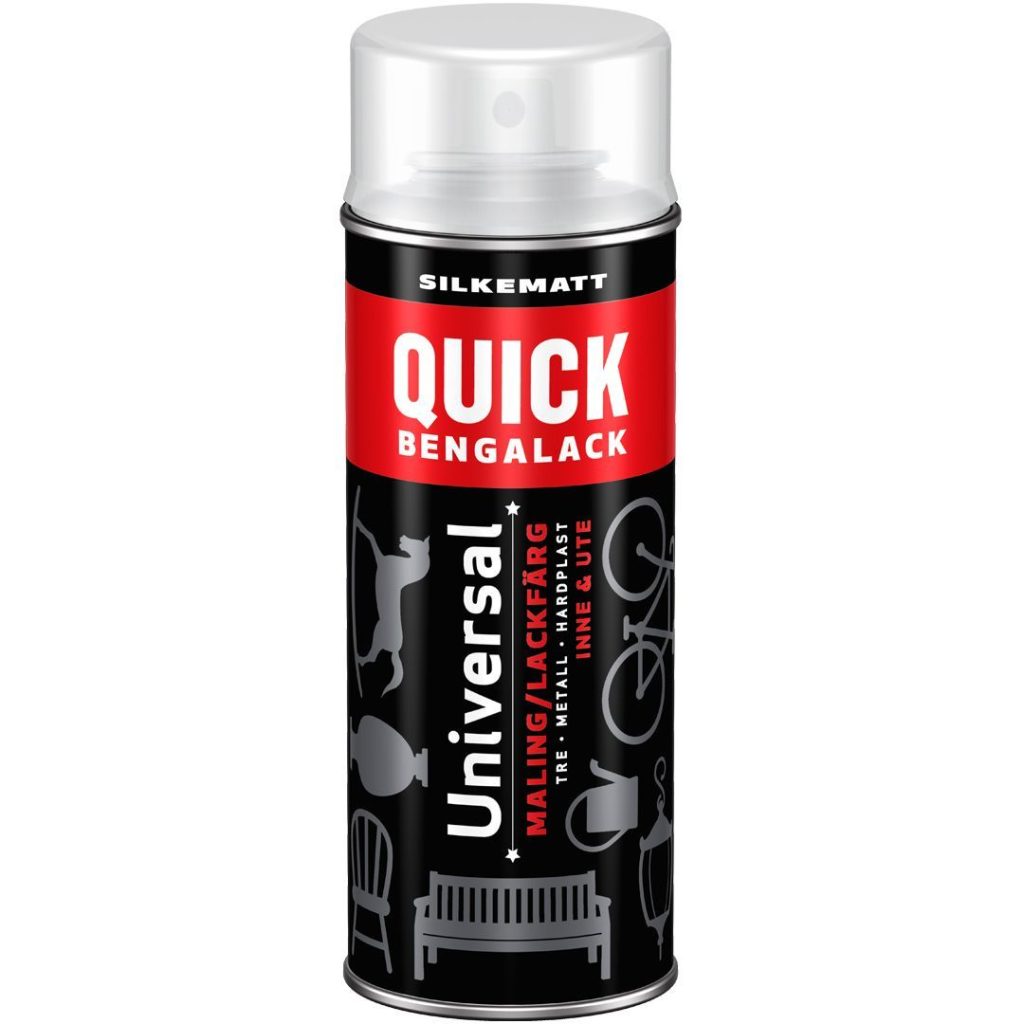 Quick spray 2222 klar silkematt 400ml